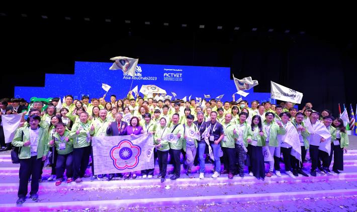 亞洲技能競賽台灣代表團在阿布達比獲獎，北分署5位國手出賽，獲得4面獎牌佳績_Instructions for literal