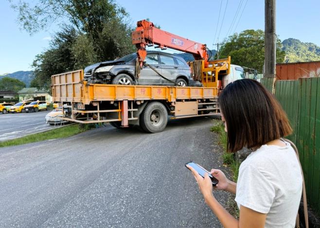 小君擔任天災臨工上工人員，在大農大富平地森林園區登記報廢車輛工作情形_Instructions for literal