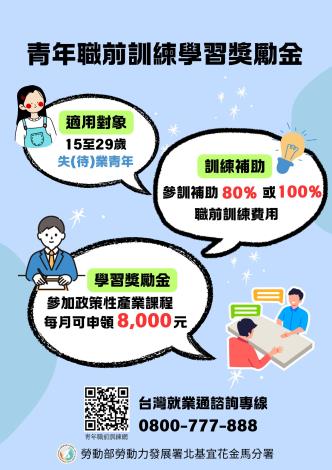 青年職前訓練學習獎勵金_Instructions for literal