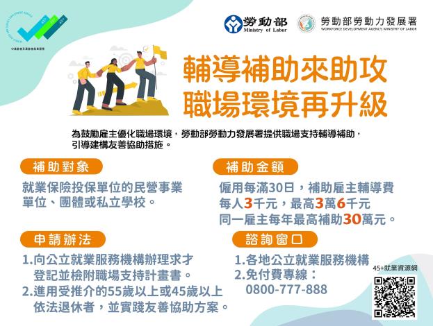 五五就業促進措施----雇主職場支持輔導_Instructions for literal