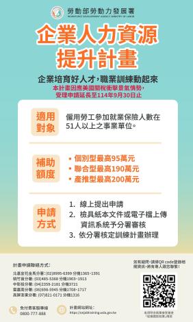 本計畫因應美國關稅衝擊景氣情勢，114年度延長受理事業單位申請期間至114年9月30日止_Instructions for literal