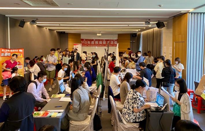 苗栗就業中心辦理首場次大型徵才7/5在尚順君樂飯店舉行_Instructions for literal