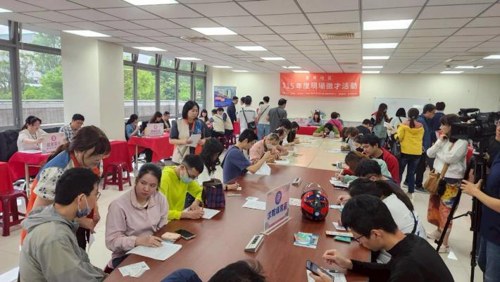 圖說：桃竹苗分署6月份在桃園、新竹、苗栗地區辦理9場徵才活動，歡迎有求職需求的民眾踴躍參與。（此為活動示意圖）_Instructions for literal