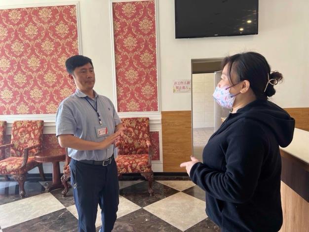 圖1.外展人員訪視阿芳的工作狀況_Instructions for literal