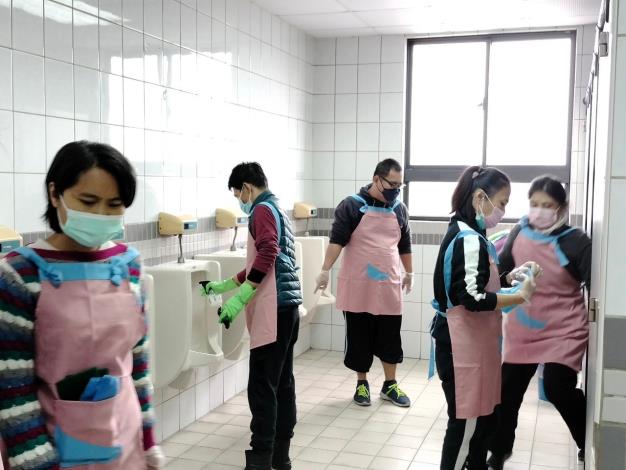 雲嘉南分署委外職前房務清潔班授課畫面_Instructions for literal