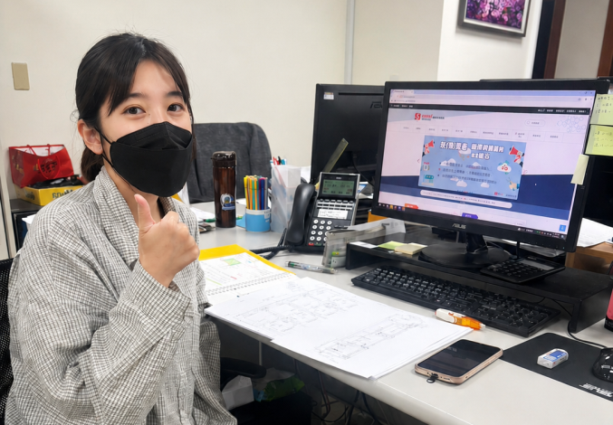 黃小婷鼓勵還在苦尋職涯方向的待業青年，善用政府資源習得專業技能，提升自我競爭力_Instructions for literal