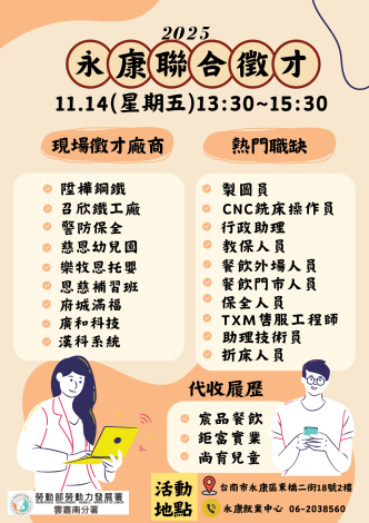 1114徵才活動海報_Instructions for literal