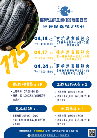 11504展昇生鮮巡迴徵才活動_Instructions for literal