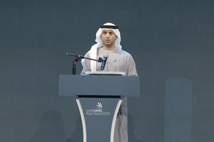亞洲技能組織(WSA)會長Dr. Mubarak Al Shamsi於2025亞洲技能競賽閉幕典禮致詞.JPG_Instructions for literal