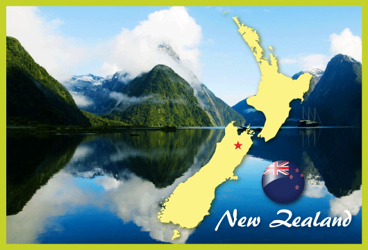 紐西蘭地圖